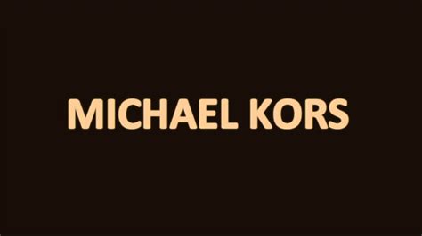 michael kors pronunciation|how to say michael kors.